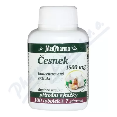 MedPharma Česnek 1500mg tob.107