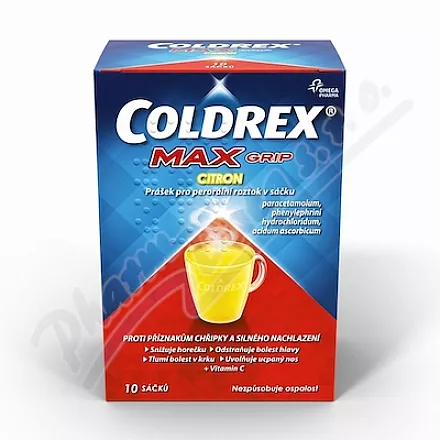 Coldrex MAXGrip Citron por.plv.sol.scc.10