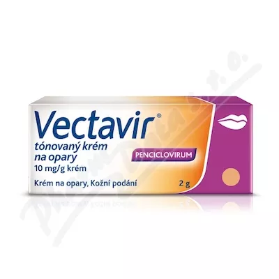 Vectavir zabarwiony krem na opryszczkę 10mg/g crm.1x2g