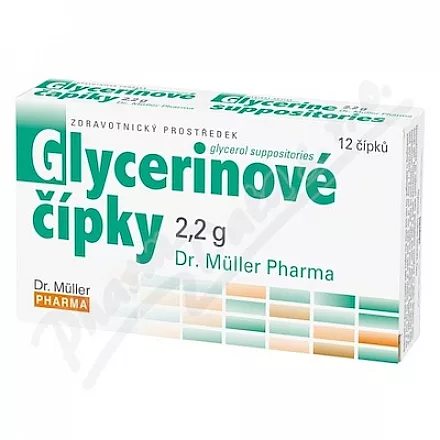Czopki glicerynowe 2,2 g 12 czopków Dr.Müller