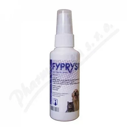 Fypryst spray 2,5mg/ml Roztwór do spryskiwania skóry 1x100ml - Veterinární přípravky a potřeby pro vaše mazlíčky.