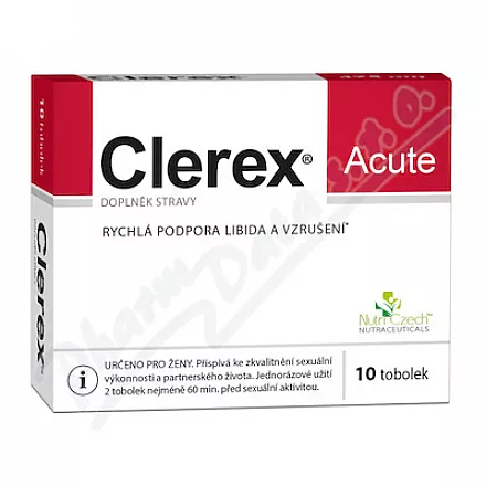 Nutri Czech Clerex Acute pro ženy tob.10