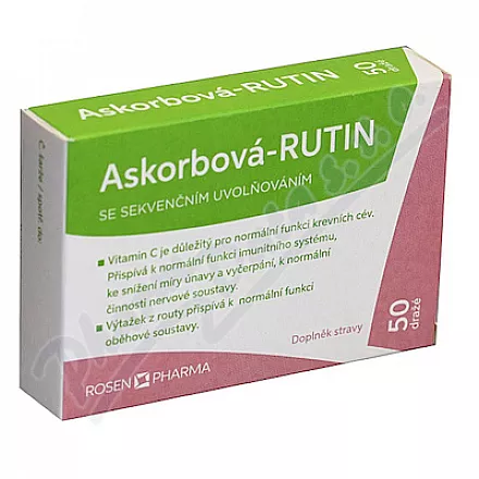 Rosen Askorbová RUTIN drg.50