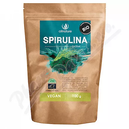 Allnature Spirulina w proszku BIO 100g
