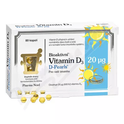 Pharma Nord Bioactive Vitamin D3 D Pearls cps.80