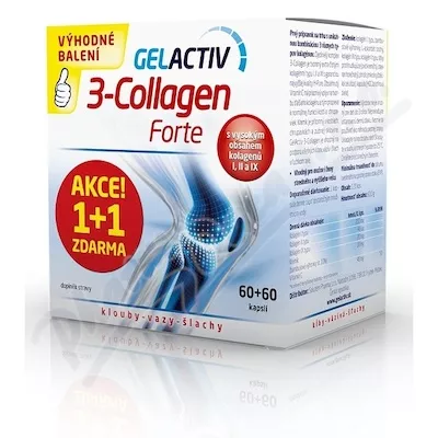 GelActiv 3-Collagen Forte cps.60+60 Free