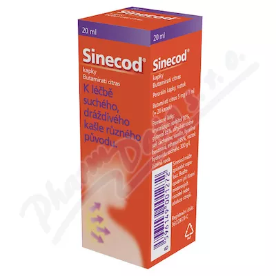 Sinecod 0,5% por.gtt.sol. 1x20ml PL