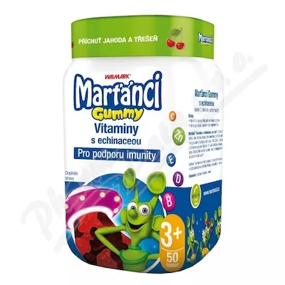 Martians Gummy Echinacea 20mg tbl.50