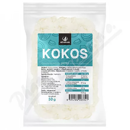 Allnature Plastry kokosowe 50g