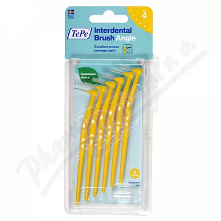 TePe Kątownik rozmiar 4 Żółty 6szt 154650