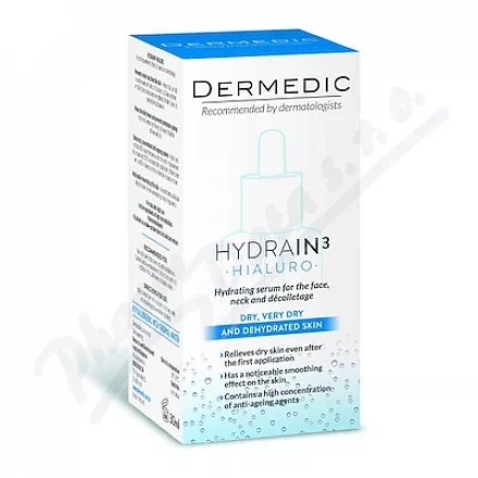 DERMEDIC H3 Hydr.sérum oblič.-krk-dekolt 30ml