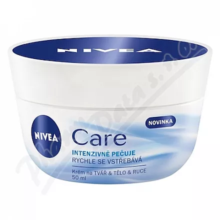 NIVEA Care Krem odżywczy 50ml 80128 - tělová mléka,oleje,krémy,másla,