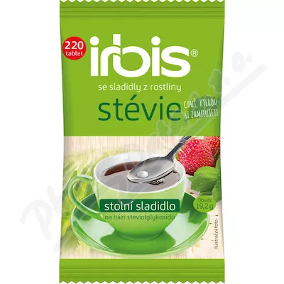 IRBIS z substancjami słodzącymi ze stewii tbl.220 refill