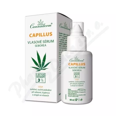 Cannaderm Capillus vlasové sérum seborea 40ml