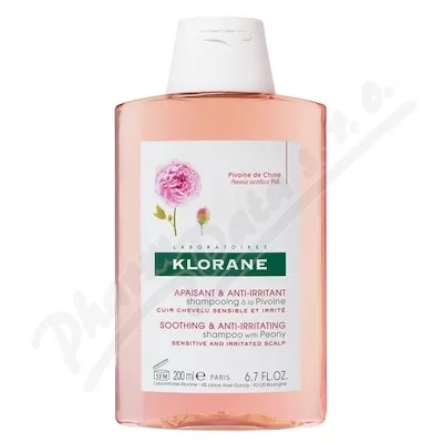 KLORANE Peony szampon do skóry wrażliwej 200ml