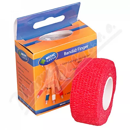 Szybka taśma elastyczna 25 mm x 450 cm czerwona