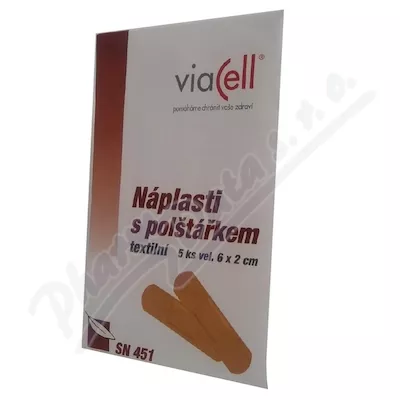 Viacell SN451 náplasti s polštářkem 6x2cm 5ks