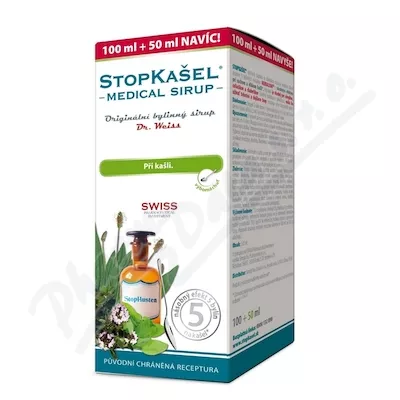 STOPKAŠEL Syrop medyczny Dr. Weiss 100+50ml WIĘCEJ