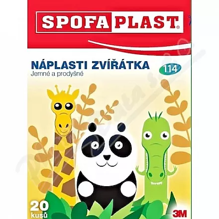 3M Spofaplast 114 Děts.náplasti Zvířátka 20ks