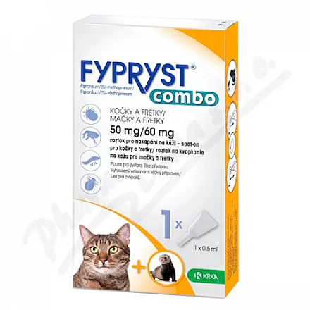 FYPRYST combo 1x0,5ml spot-on dla kotów i fretek