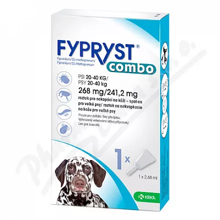 Fypryst combo spot-on pro psy 20-40kg 1x2.68ml