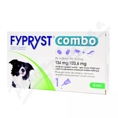 FYPRYST combo 1x1.34ml spot-on pro psy 10-20kg - Veterinární přípravky a potřeby pro vaše mazlíčky.