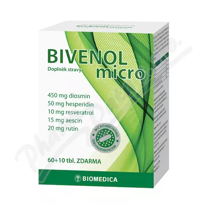 Bivenol micro tbl.60+10 zdarma