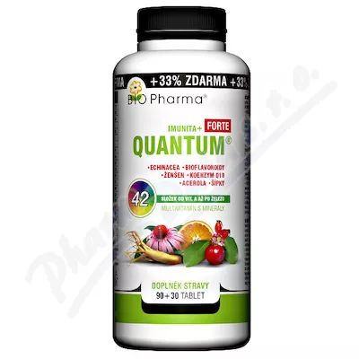 QUANTUM Imunita+ Forte 42 složek tbl.90+30 BIO-Ph.