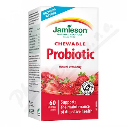 JAMIESON Probiotyk truskawkowy tbl.60