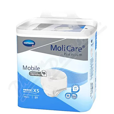 KALHOTKY NAVLÉKACÍ MOLICARE MOBILE 6 KAPEK XS