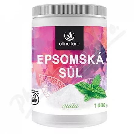 Allnature Sól Epsom Mięta 1000g