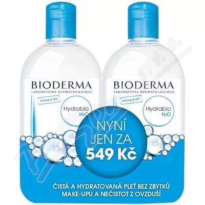 BIODERMA Hydrabio H2O 500ml 1+1 Festiwal