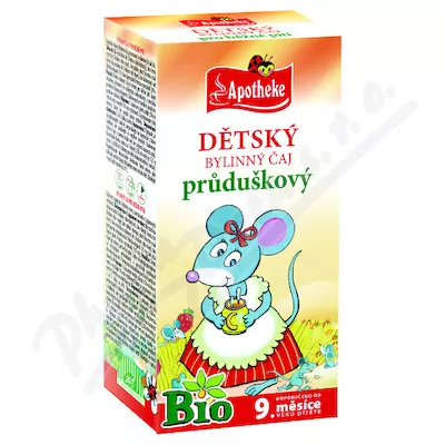 Apotheke Dětský bylinný čaj průduškový BIO 20x1.5g
