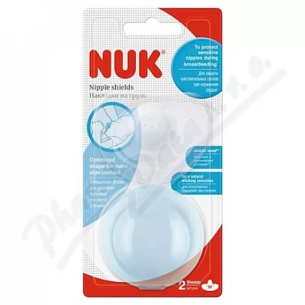 NUK Ochranný prsní klobouček 2ks + box M 721312