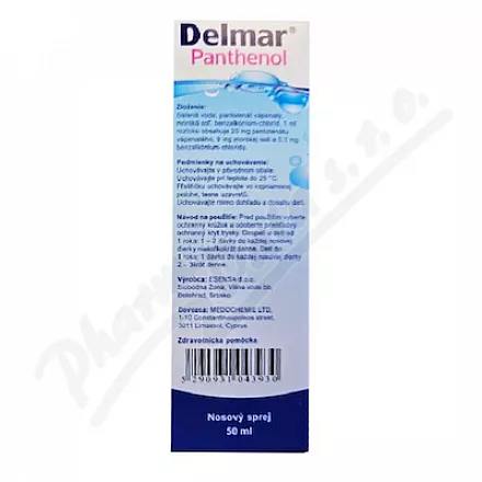 Delmar Panthenol spray do nosa 50 ml