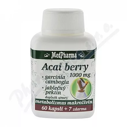 MedPharma Acai berry 1000mg Garcinia cps.67