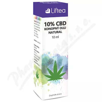 LIFTEA 10% CBD konopný olej 10ml