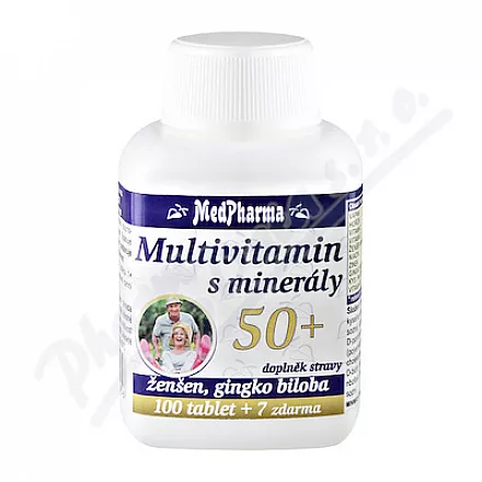 MedPharma Multiwitamina z minerałami 50+ tbl.107