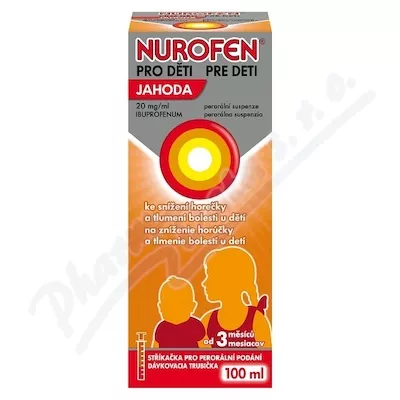 NUROFEN PRO DĚTI JAHODA