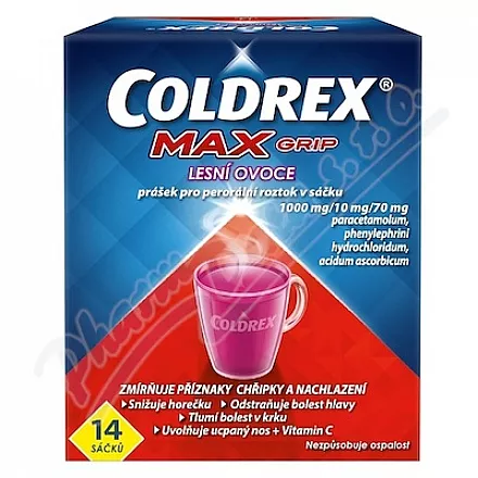 Coldrex MAXGrip Forest fruit por.plv.sol.14