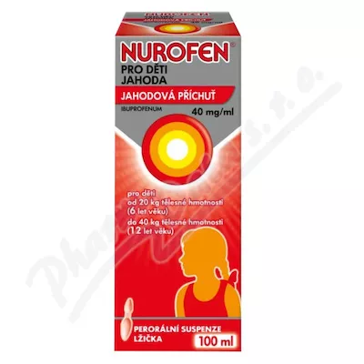 NUROFEN PRO DĚTI JAHODA