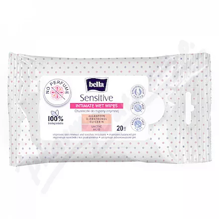 Bella Sensitive chusteczki nawilżane 20szt