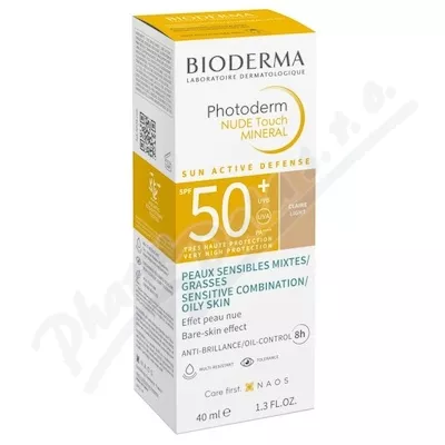 BIODERMA Photoderm NUDE Touch světlý SPF50+ 40ml