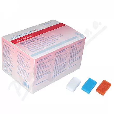 schülke wound pad blau-rot-weiss
