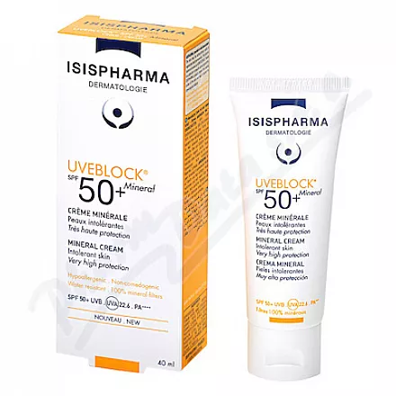 ISISPHARMA Uveblock Mineral Cream SPF50+ 40ml