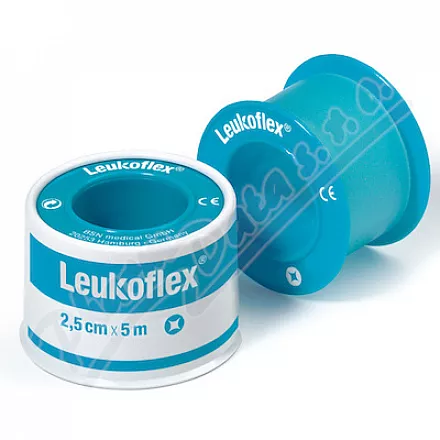 Leukoflex fixační páska transp.cívka 2.5cmx5m