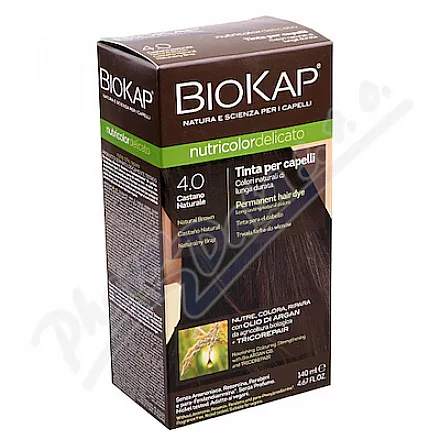 BIOKAP Farba do włosów 4.0 Brązowy Naturalny 140ml