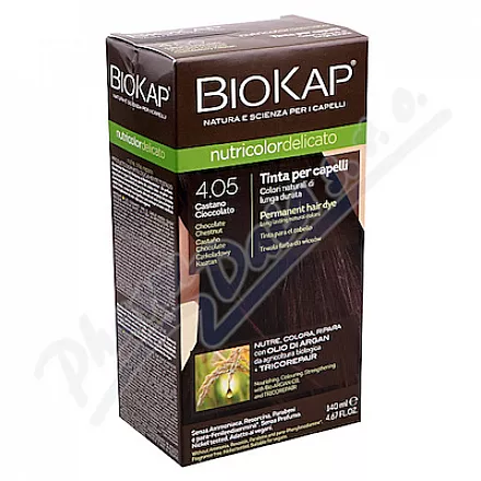 BIOKAP Farba do włosów 4.05 Kasztan-Kokos 140ml