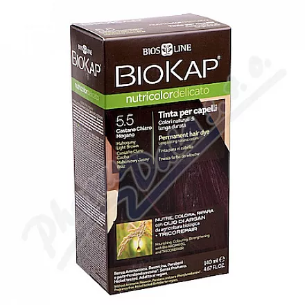 BIOKAP Farba do włosów 5.50 Brązowy Mahoń 140ml