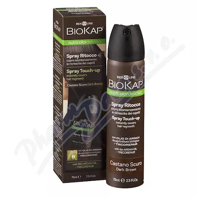 BIOKAP Spray Touch Up krycí sprej Hnědý tmavý 75ml